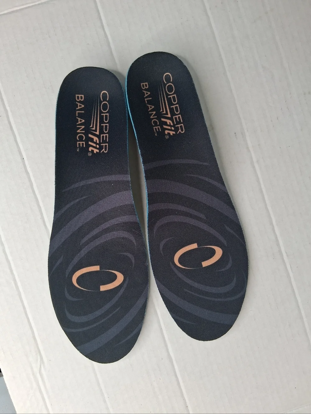 Copper Fit Balance Performance Orthotic Insoles Medium (M 8.5 - 10, W 9.5 - 11) - Picture 3 of 6